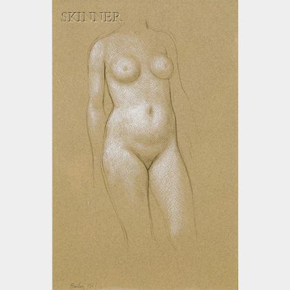 William H. Bailey (American, b. 1930) Lot of Two Portraits of a Female Nude