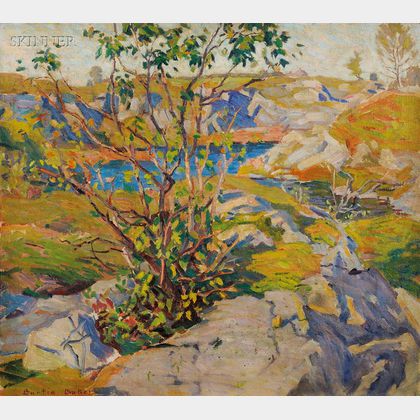 Samuel Burtis Baker (American, 1882-1967) Spring Landscape