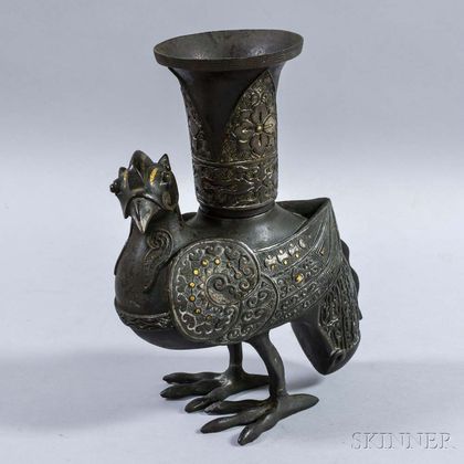 Bronze Bird-shaped Ritual Wine Cup