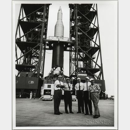 Project Apollo, Unmanned Tests, Saturn I SA-1, September 1961, Two Photographs; Saturn 1 SA-4, One Artist's Rendering.