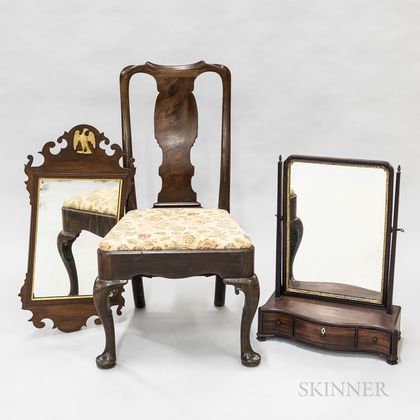 Three Pieces of Georgian Mahogany Furniture