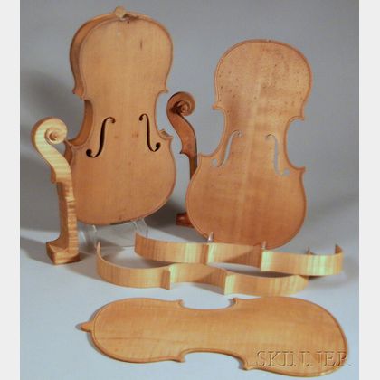 Two Violins in the White