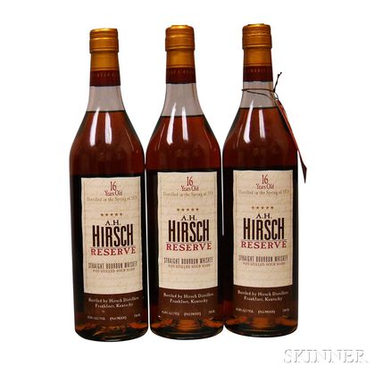 AH Hirsch Reserve 16 Years Old 1974, 3 750ml bottles 