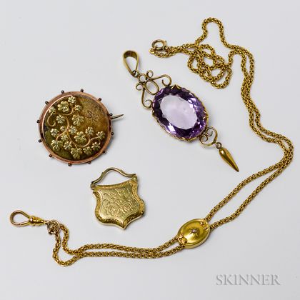 Group of Antique Gold Jewelry