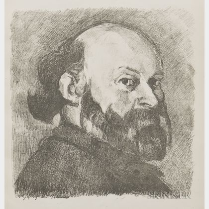 Édouard Vuillard (French, 1868-1940) Portrait de Cézanne