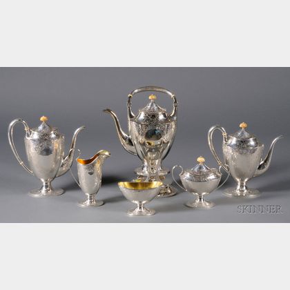 American Sterling Six Piece Tea and Coffee Service