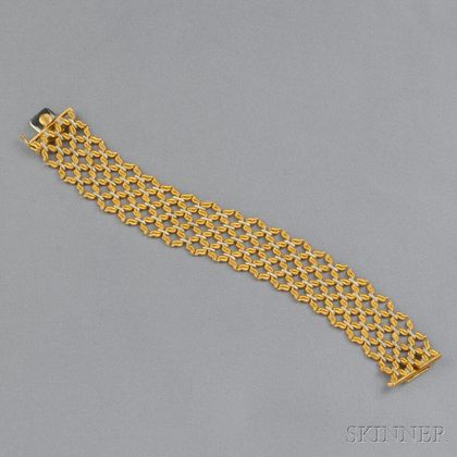 18kt Bicolor Gold Bracelet, Buccellati