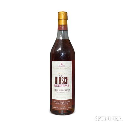 A.H. Hirsch Reserve Bourbon 16 Years Old 1974, 1 750ml bottle 