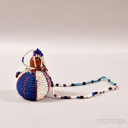 Zulu Beaded Gourd Necklace
