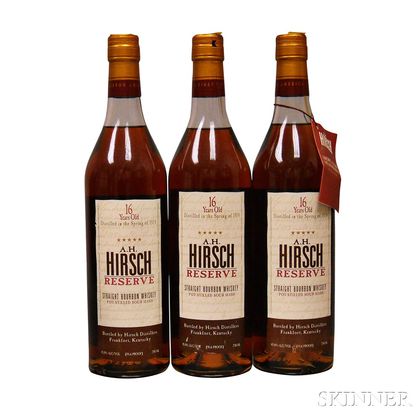 AH Hirsch Reserve 16 Years Old 1974, 3 750ml bottles 