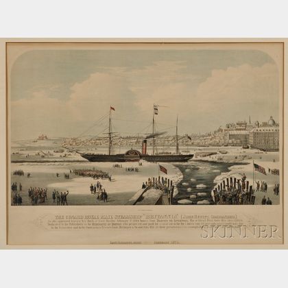 James Alexander, publisher (American, 19th Century) The Cunard Royal Mail Steamship Britannia (John H... 
