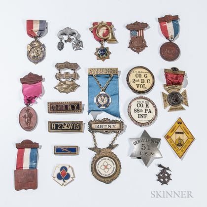 Group of Civil War Veteran's Medals
