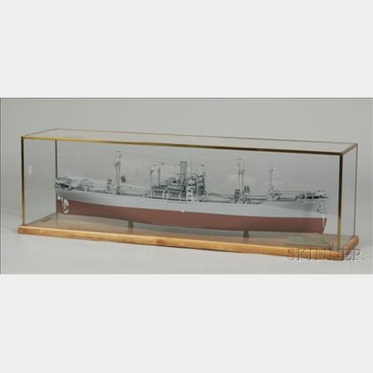 Model of the Cargo Ship S.S. Lane Victory