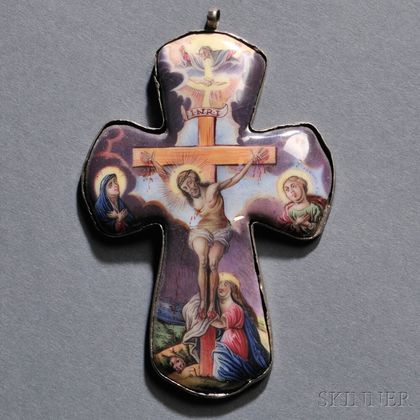 Enamel Crucifix