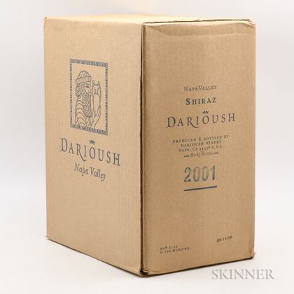 Darioush Shiraz 2001, 6 bottles (oc) 