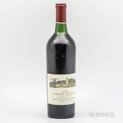 Robert Mondavi Cabernet Sauvignon Reserve 1974, 1 bottle 