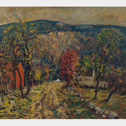 Arthur Clifton Goodwin (American, 1866-1929) New England Landscape