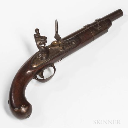 U.S. Model 1816 Flintlock Pistol from the Family of Simeon North