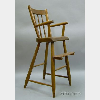 Childs Windsor Rod-back High Chair. 