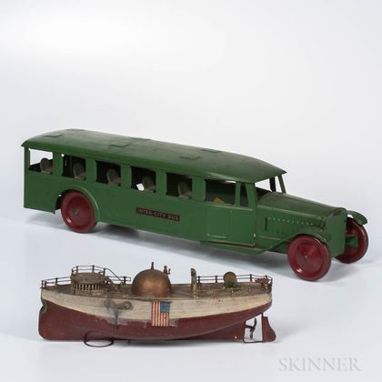Two Early 20th Century Painted Tin Toys