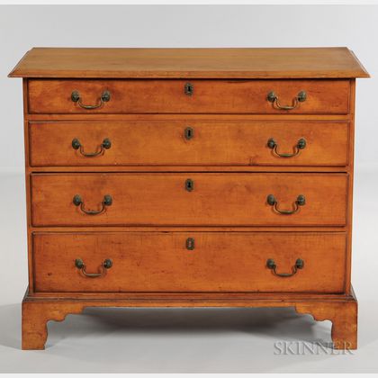 Maple Chest of Four Drawers