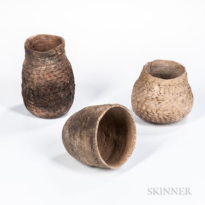 Three Prehistoric Pueblo Pottery Vessels