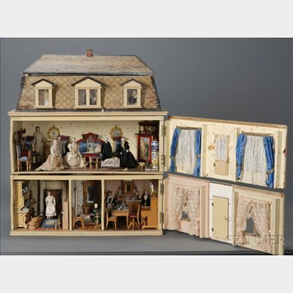 Christian Hacker Doll House with Contents