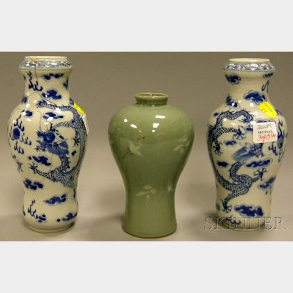 Three Asian Ceramic Vases