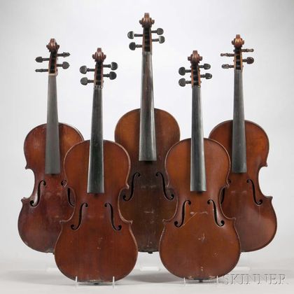 Viola and Four Violins