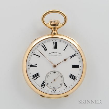 Vacheron Constantin "Chronometre Royal" 18kt Gold Open-face Watch