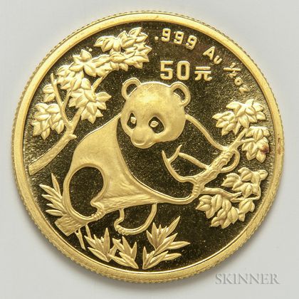 1992 Chinese 50 Yuan Gold Panda.