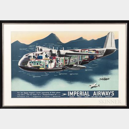 Imperial Airways Promotional Poster