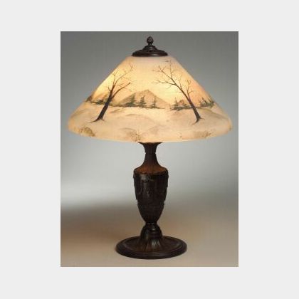 Pittsburgh Painted Table Lamp
