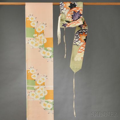 Two Obi Textiles