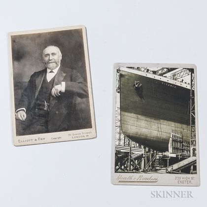 Two Titanic Cabinet Cards