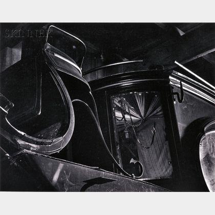 Ansel Adams (American, 1902-1984) Abandoned Hearse, Bodie, California