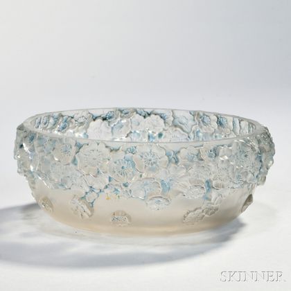 Lalique Art Glass "Primeveres" Bowl