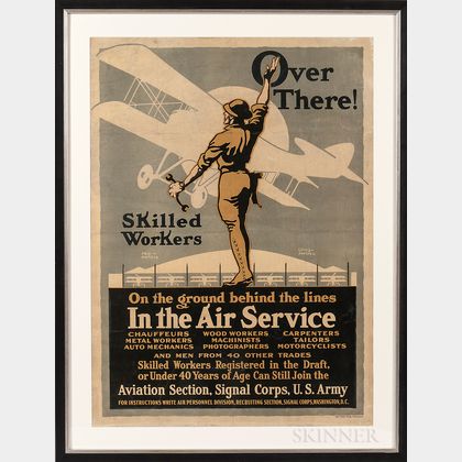 "Over There!" United States Army Aviation Section Recruitment Poster