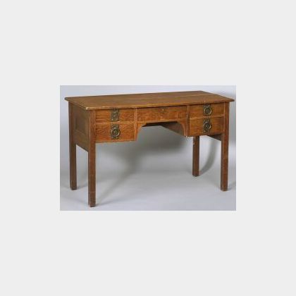 Gustav Stickley Oak Dressing Table