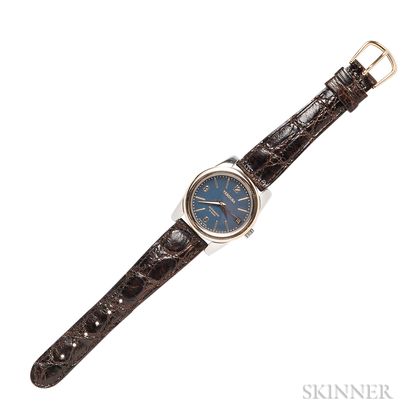 Gentleman's 18kt Gold and Stainless Steel Wristwatch, Verdura