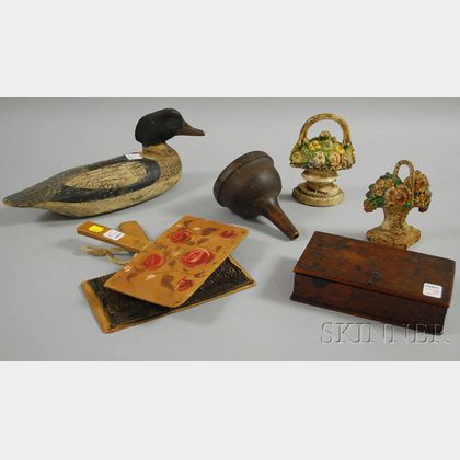 Six Assorted Country and Decorative Items