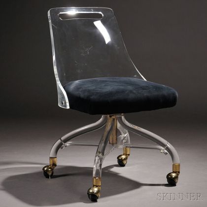 Rolling Chair in the Manner of Charles Hollis Jones 