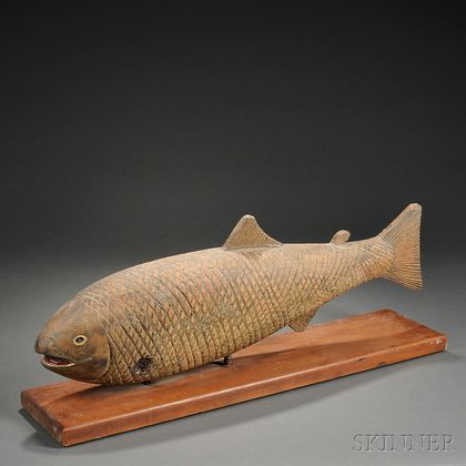 Carved Codfish Figure