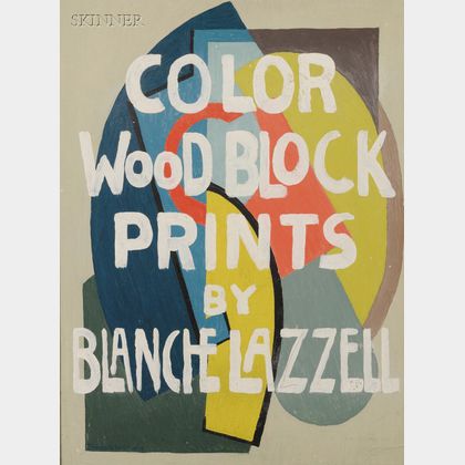 Blanche (Nettie Blanche) Lazzell (American, 1878-1956) Color Woodblock Prints by Blanche Lazzell