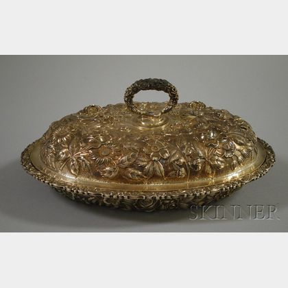 Heer-Schofield Company Sterling Repousse Covered Dish