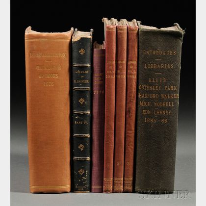 Book Catalogs, Seven Volumes: