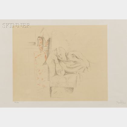 Balthus (French, 1908-2001) Jeune Fille Dormant