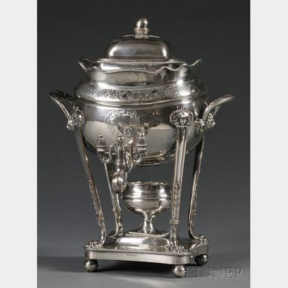 Sheffield Silver Plate Tea Urn