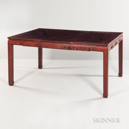 Asian-style Hardwood Dining Table