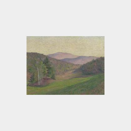 Lilla Cabot Perry (American, 1848-1933) Monadnock from Hancock N.H., Late Afternoon